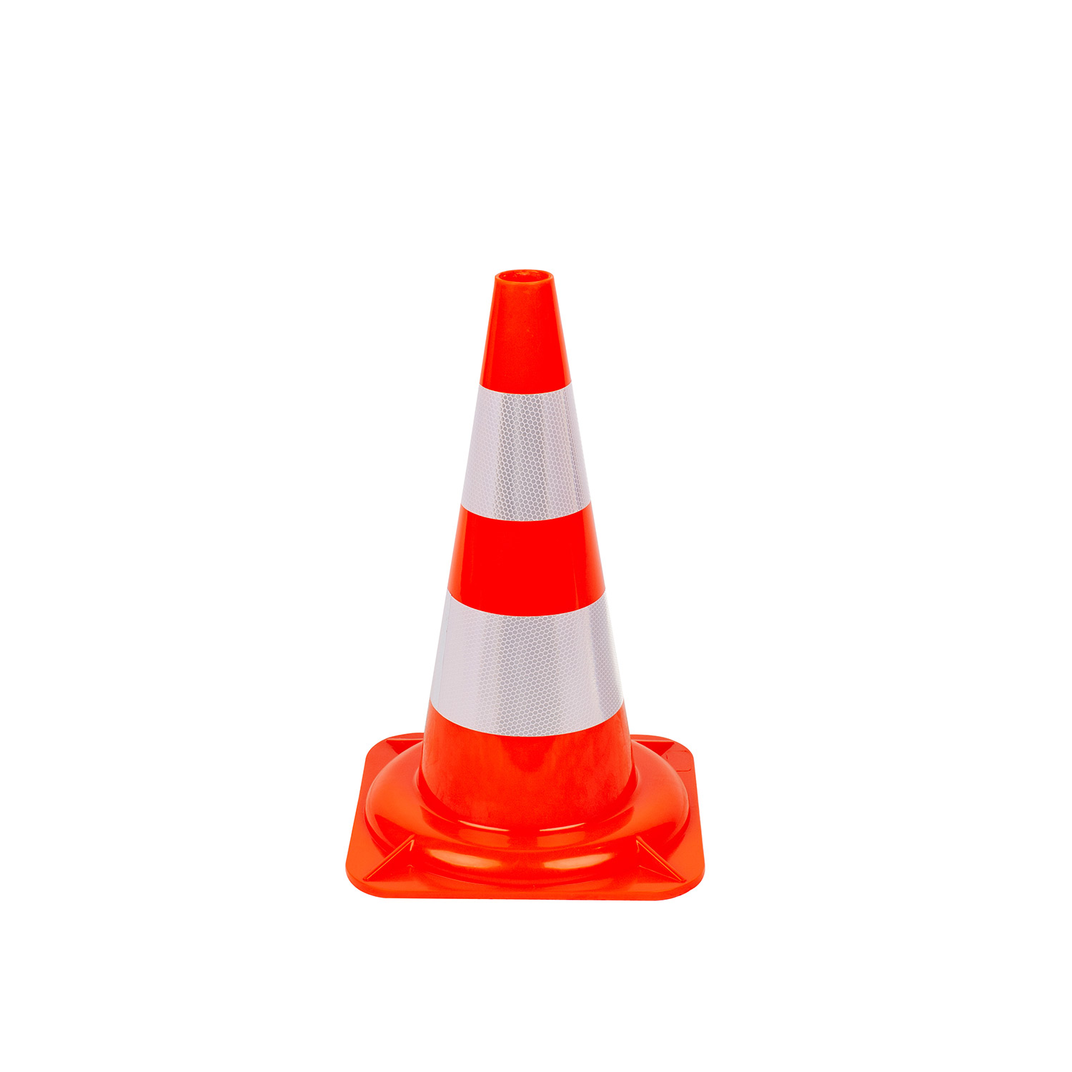 PVC45R 45cm Height High Visibility PVC Traffic Cone